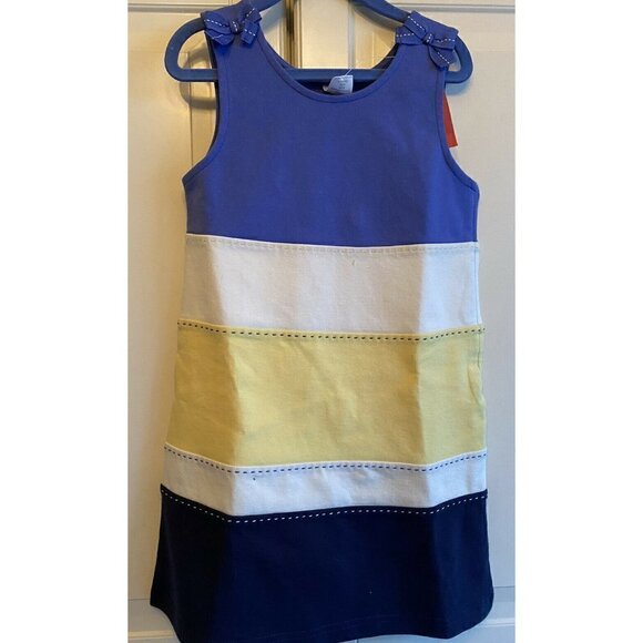 Gymboree Girl’s Size 5 Ponte Sleeveless Dress Blue‎ - Picture 2 of 6
